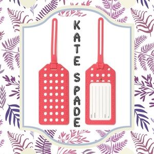 2 Kate Spade luggage Tags
